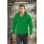 Bluza męska rozpinana z kapturem, kolor zielony SWZ28089-L