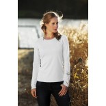 T-Shirt damski z długim rękawem, kolor biały WCLS20506-L