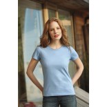 T-Shirt damski z krótkim rękawem, kolor jasno niebieski WCS15024-L