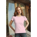 T-Shirt damski z krótkim rękawem, kolor jasno różowy WCS15031-L