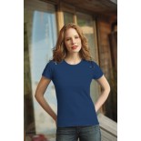 T-Shirt damski z krótkim rękawem, kolor granatowy WCS15044-L