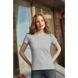 T-Shirt damski z krótkim rękawem, kolor ash WCS18076-XXL