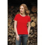 T-Shirt damski z krótkim rękawem, kolor czerwony WCS20505-L