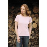 T-Shirt damski z krótkim rękawem, kolor jasno różowy WCS20531-L