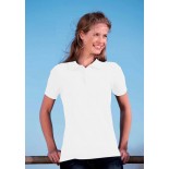 Koszulka damska polo, kolor biały WPS17006-S