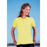 Koszulka damska polo, kolor żółty WPS17008-L