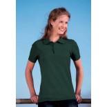Koszulka damska polo, kolor ciemnozielony WPS17069-S