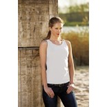 T-Shirt damski bez rękawów, kolor biały WTS18006-XL