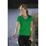 T-Shirt damski z krótkim rękawem, kolor zielony WVS18089-L