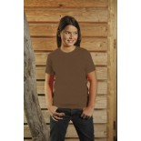 T-Shirt dziecięcy z krótkim rękawem, kolor brązowy YC15001-L