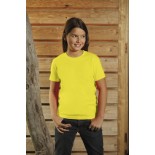 T-Shirt dziecięcy z krótkim rękawem, kolor żółty YC15008-L