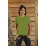 T-Shirt dziecięcy z krótkim rękawem, kolor moss YC15039-L