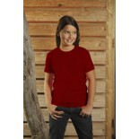 T-Shirt dziecięcy z krótkim rękawem, kolor ciemno czerwony YC15055-L