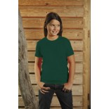 T-Shirt dziecięcy z krótkim rękawem, kolor ciemnozielony YC15069-L